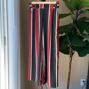 NWOT Zara straight printed trousers